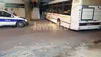 سوسة : اصطدام حافلة بجدار أحد المنازل
