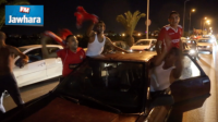 أجواء إحتفالية في مدينة سوسة بعد فوز النجم على الزمالك المصري