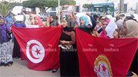 الوقفة الإحتجاجية لعمال الآلية 16