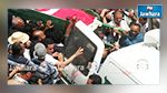 تشييع جثمان نجيب القاسمي الذي قتل على يد مجموعة إرهابية في القصرين