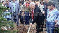 وزير النقل يشرف على الاحتفال بعيد الشجرة في المهدية