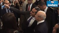 Selfie قايد السبسي وباسم يوسف