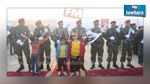  تحية علم عسكرية في إفتتاح دورة كرة قدم للأطفال بالمسعدين