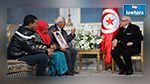 رئيس الجمهورية يلتقي عائلتي سفيان البوسليمي ورضا اليحياوي