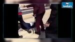 عون من هيئة الأمر بالمعروف بالسعودية يسحل فتاة ويضربها وسط صراخها (فيديو)