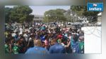 وقفة إحتجاجية لجماهير الملعب القابسي أمام مقر الولاية