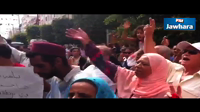 ديڤاج في وجه  الهاشمي الحامدي في شارع الحبيب بورقيبة