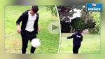 كرة نيمار تسقط طائرة بدون طيار  (فيديو)