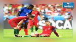 نهائي يورو 2016: الاصابة تحرم النجم البرتغالي رونالدو من مواصلة المباراة امام فرنسا 
