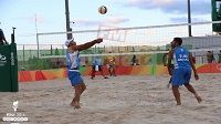 ريو 2016 : مباراة المنتخب التونسي لكرة الطائرة الشاطئية أمام المكسيك