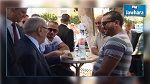 قايد السبسي يجوب أحد مقاهي رادس  