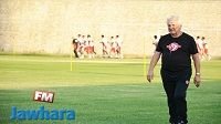 الحصة التدريبية الاولى للمنتخب الوطني التونسي