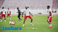 الحصة التدريبية الثانية للمنتخب الوطني التونسي