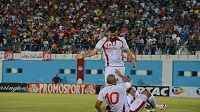 الشوط الثاني لمباراة تونس و ليبيريا