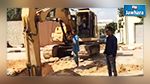 الرادار يرصد سير أشغال تصريف المياه بطريق الشط وشارع البرتقال