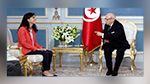 الباجي قائد السبسي يستقبل نوران حواص