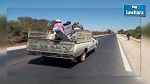 القيروان : 15 جريحة في انزلاق شاحنة تقلّ عاملات