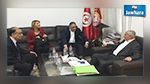لقاء بين حسين العباسي ومحسن مرزوق حول قانون المالية
