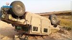 إصابة 5 جنود في انقلاب سيارة عسكرية 