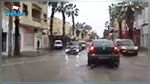 الرادار يعاين اثار الأمطار على شارع النخيل بسوسة