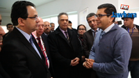 زيارة وزير الصناعة والتجارة للقطب التكنولوجي بسوسة