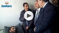 زيارة كاتب الدولة لدى وزير النقل للمصابين في حادث الحافلة بالمهدية