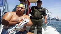 رقم قياسي عالمي جديد للقرش نجيب بالهادي