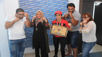  مهى هويمل و أنس لخرش بطلات العالم للهواة في 