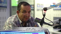 رياض قصاب رئيس المكتب الجهوي بسوسة لجمعية تونس والسلام  ضيف 