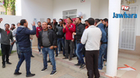 وقفة احتجاجية للناجحين في مناظرة STS للمطالبة بانتدابهم
