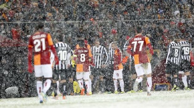 LDC : La rencontre Galatasaray contre la Juventus interrompue à cause d'une tempête de neige