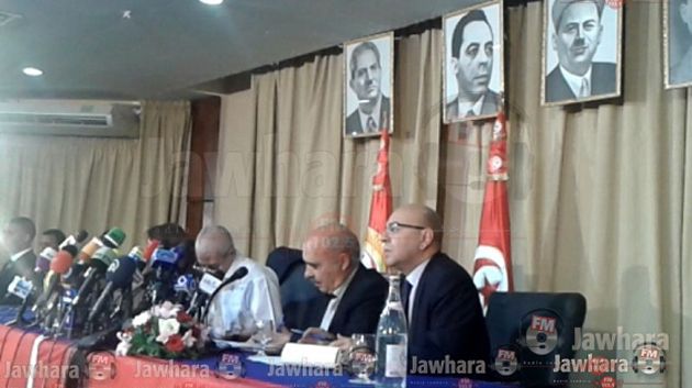 Conférence de presse du front de salut national