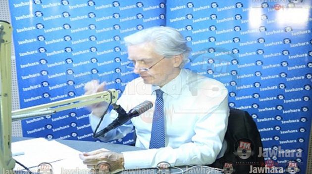 L'ambassadeur de France François Gouyette en Tunisie dans les Studios de Jawhara Fm