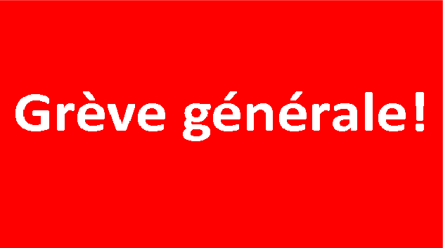 Déroulement de la grève générale à Kasserine
