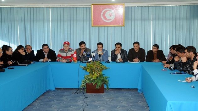 Réunion des membre de l'association des journalistes sportifs tunisiens