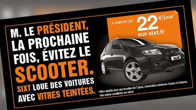 Affaire Closer : Sixt propose à Hollande des voitures à vitres teintées 
