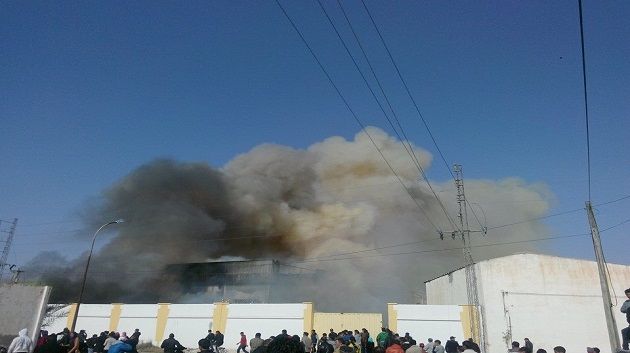 Kairouan : Un important incendie dans la zone industrielle