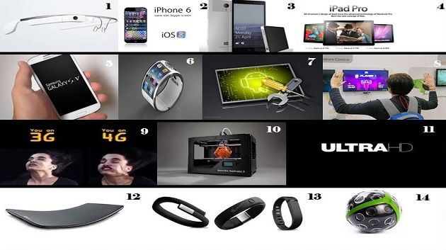 Les 14  nouvelles tendances technologiques pour 2014