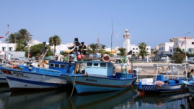 Les pêcheurs du port de Mahdia en grève
