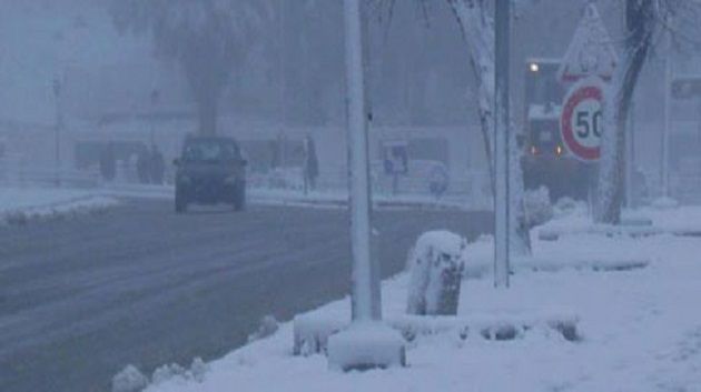 Chutes de neige à Kasserine : Mise en garde aux automobilistes