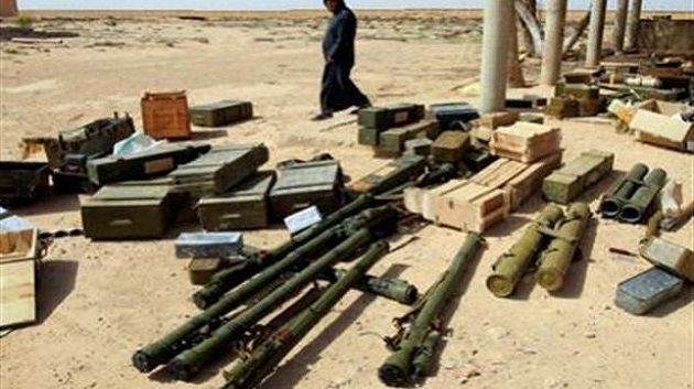 Egypte : Saisie de 18 missiles, 256 balles et 14 lance-roquettes