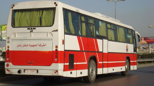  Zaghouan : Attaqué par des délinquants, un bus fonce dans un mur