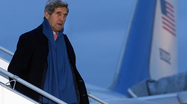 Le secrétaire d'Etat américain John Kerry rencontre Mehdi Jomaa et Moncef Marzouki