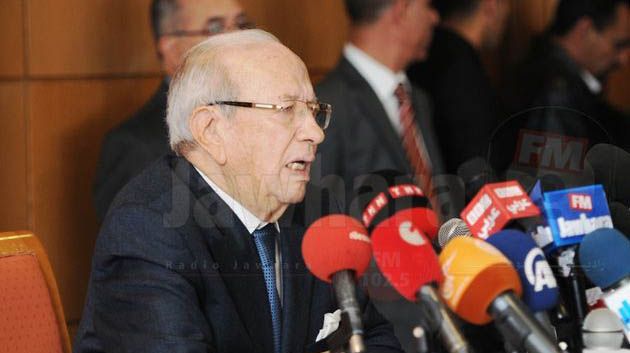 Béji Caïd Essebsi, la conférence de presse