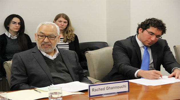 Rached Ghannouchi retrace la transition démocratique à Washington