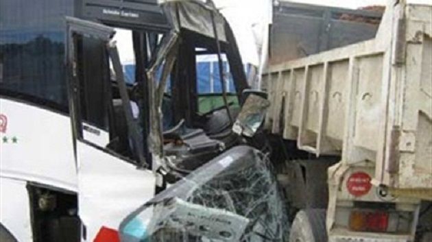 Béja : Un accident de bus fait 16 blessés dont 7 atteints grièvement