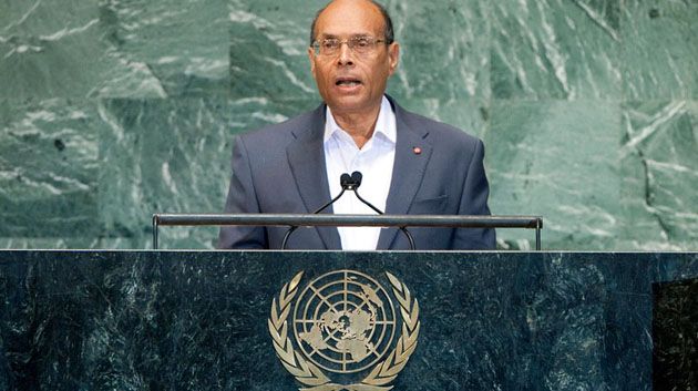Moncef Marzouki à Genève pour participer au Conseil des droits de l'Homme de l'ONU