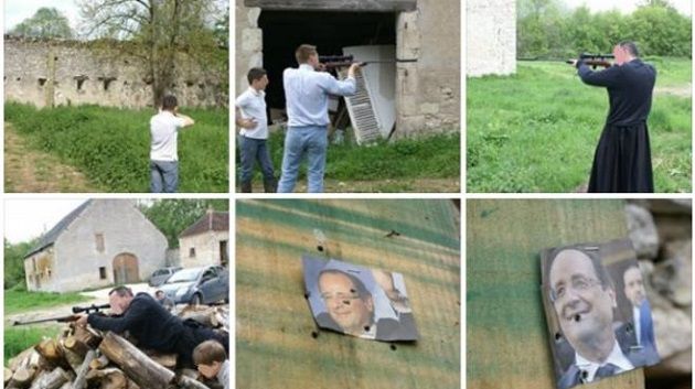 France – Municipales : Hollande et Aubry cibles de tir à la carabine 