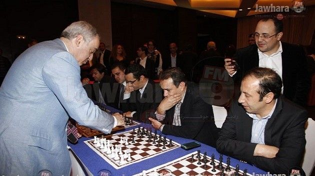 Réception en l’honneur de Garry Kasparov