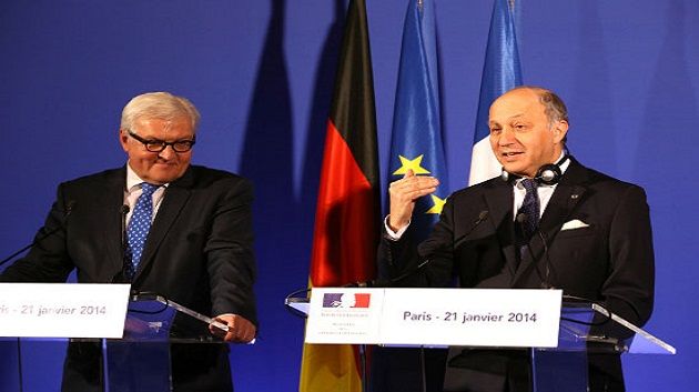Laurent Fabius et Frank-Walter Steinmeier en Tunisie les 24 et 25 avril 2014